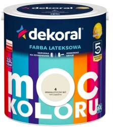 DEKORAL MOC KOLORU MINIMALISTYCZNY BEŻ 2,5L 