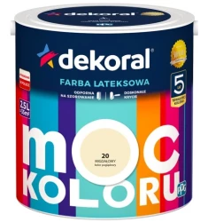 DEKORAL MOC KOLORU MIGDAŁOWY 2,5L 