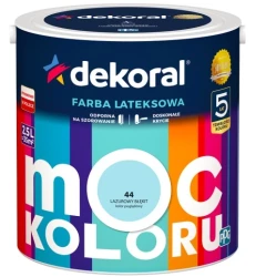 DEKORAL MOC KOLORU LAZUROWY BŁĘKIT 2,5L 