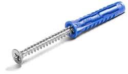 4ALL Kołek uniwersalny 8x40mm z wkrętem 5,0x60mm - worek foliowy - 10 szt.