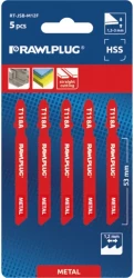 Brzeszczoty do wyrzynarek do cięcia wzdłużnego metalu 77 mm HSS 2 mm - blister - 5 szt.