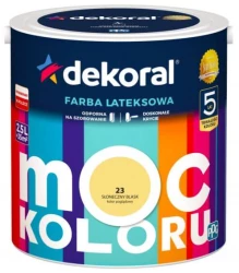 DEKORAL MOC KOLORU SŁONECZNY BLASK 2,5L 