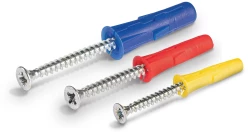 UNO MIX Kołków uniwersalnych  5,6,8 mm z wkrętem - worek foliowy - 60 szt