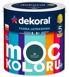 DEKORAL MOC KOLORU ZIELONA GŁĘBIA 2,5L 