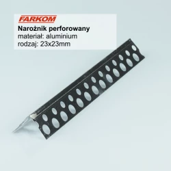 NAROŻNIK PERFOROWANY AL 2,5M (23x23)
