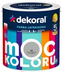 DEKORAL MOC KOLORU SZARA EMINENCJA 2,5L 
