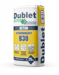 DUBLET BETON B30 SZYBKOWIĄŻĄCY 25kg