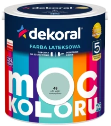 DEKORAL MOC KOLORU LIŚĆ MIĘTY 2,5L 