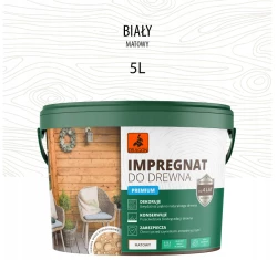 DRAGON Impregnat akrylowy do drewna 5L - biały