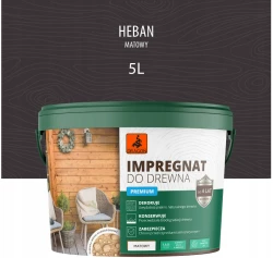 DRAGON Impregnat akrylowy do drewna 5L - heban