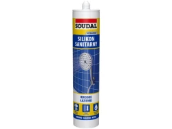 SOUDAL Silikon sanitarny bezbarwny 280ml