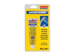 SOUDAL Silikon sanitarny biały 60 g